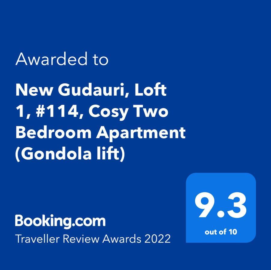 New Gudauri, Loft 1, #114, Cosy Apartment -Gondola Lift 外观 照片